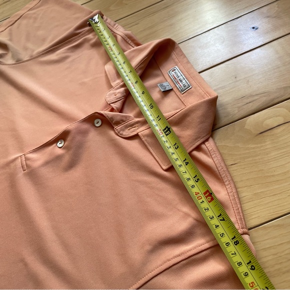 Peter Millar Summer Comfort Men’s Golf Polo | Orange - Picture 8 of 10